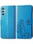 Samsung Galaxy A34 5g Zarif Iş Dört Yapraklı Yonca Flip Case Telefon Kılıfı (Yurt Dışından) 1
