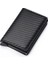 Siyah K9109 Stili Bycobecy Yeni Erkek Cüzdanı Fashioncarbon Fiber Anti Theft Rfid Akıllı Kartlık Cüzdanı Retro Basit Nötr Alüminyum Mini Cüzdan (Yurt Dışından) 5