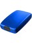 Mavi Stil Akıllı Cüzdan Kart Sahibinin Rfid Engelleme Hard Case Katı Kımlık Kredi Kartı Tarama Cardbag Korumak Erkek Kadın Gümüş Metal Bozuk Para Cüzdanı (Yurt Dışından) 1