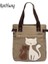 Yeşil Stil Ranhuang Kadın Kanvas Çanta Sevimli Kedi Tote Çanta Bayan Rahat Çanta Omuz Çantaları Kadın Moda Çanta Bolsas Feminina (Yurt Dışından) 2