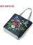 HL0069 Style Miyahouse Renkli Çiçek ve Kuş Baskı Omuz Çantası Kadın Lmitation Nakış Rahat Bez Çanta Kadın Kanvas Bayan Çanta (Yurt Dışından) 4