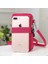 Pembe Tarzı Yeni Spor Cüzdan Cep Telefonu Çantası Omuz Çantası Kılıfı Kemer Çanta Çanta Sikke Cüzdanı Retro Anahtarlık Küçük Para Çantası (Yurt Dışından) 4