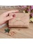 Kırmızı C Tarzı Cüzdan Para Çantası Kart Sahibinin Cep Çanta Sevimli Moda Geometrik Patchwork Pembe Kadın Lady Kadın Kısa Mini Fermuar Püskül (Yurt Dışından) 3