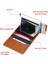 Timsah Desen Stili Rfid Güvenli Hırsızlığa Karşı Akıllı Cüzdan Ince Kimlik Kartları Tutacağı Unisex Otomatik Olarak Katı Metal Banka Kredi Kartları Tutacağı Iş Çantası (Yurt Dışından) 3