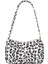 Leopar Tarzı Vintage Kadın Tuval Kelebek Inek Baskı Omuz Koltukaltı Çanta Rahat Bayan Çanta Kadın Seyahat Basit Üst-Kolu Çanta (Yurt Dışından) 1