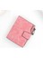 Pembe Tarzı Kısa Cüzdan Kadın Deri Hakiki Küçük Fermuarlı Kadın Çanta Küçük Bozuk Para Kesesi Femme Lüks Porte Feuille Bayan Cüzdanı (Yurt Dışından) 1