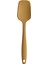 Sarı Yanmaz Yapışmaz Silikon Düz Yassı Spatula Kaşık 3 Adet Siyah Metal ve Silikon Uçlu Maşa 2 Adet 5