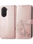 Huawei Nova 10 Için Kılıf Kısa Kayış Deri Kılıf Dört Yapraklı Yonca Flip (Yurt Dışından) 1