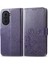 Huawei Nova 10 Için Kılıf Kısa Kayış Deri Kılıf Dört Yapraklı Yonca Flip (Yurt Dışından) 1