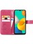 Samsung Galaxy M32 Flip Kapak Kılıf Için Kılıf Kısa Kayış Zarif (Yurt Dışından) 5