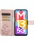 Samsung Galaxy M13 5g Için Kılıf Deri Kılıf Kapak Kapak Kısa Kayış Dört (Yurt Dışından) 5