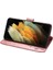 Samsung Galaxy S21 Ultra Flip Kapak Için Kılıf Kısa Kayış Dört Yapraklı Yonca (Yurt Dışından) 3