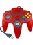 Şeffaf KIRMIZI-N64 USB Kablolu Gamepad N64 Denetleyici Gamepad Joystick Mac Bilgisayar Pc Için Klasik Retro Oyun Klavyeleri (Yurt Dışından) 1