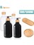 PARLAK-SIYAH-300ML-500ML Sabunluk Buzlu Doldurulabilir Şampuan Pompası Şişe Sabun Losyon Kabı Sabun Pompası El Yıkama Banyo Aksesuarları (Yurt Dışından) 2