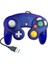 USB Şeffaf Mavi Kablolu Nintendo Ngc Oyun Denetleyicisi Gamecubes Denetleyicisi USB El Joystick (Yurt Dışından) 1