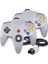 Gri-Lots2/set N64 Denetleyici, Ultra 64 Video Oyun Konsolu Için Klasik Kablolu N64 64-Bit Gamepad Joystick (Yurt Dışından) 1