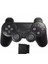 Siyah-Kablosuz Denetleyici Gamepad Şeffaf Renk 2.4g Titreşim Joystick Controle Gamepad Sony Ps2 Joypad Oyun Aksesuarları (Yurt Dışından) 1