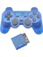 Siyah-Kablosuz Denetleyici Gamepad Şeffaf Renk 2.4g Titreşim Joystick Controle Gamepad Sony Ps2 Joypad Oyun Aksesuarları (Yurt Dışından) 4