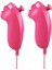 Pembe-2 Adet-Sol Sağ El Nunchuck Wii Için El Kavisli Oyun Kolu Denetleyicisi Için Nintendo Wii Oyun Denetleyicisi Nunchuck Wii Gamepad Için (Yurt Dışından) 1