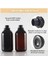 300 ml SIYAH-500 ml Sabunluk Buzlu Doldurulabilir Şampuan Pompası Şişe Sabun Losyon Kabı Sabun Pompası El Yıkama Banyo Aksesuarları (Yurt Dışından) 2