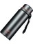 Hyt-Outdoor 304 Paslanmaz Çelik Termos Bardak Outdoor Spor Su Şişesi Büyük Kapasiteli 1000 ml - Siyah (Yurt Dışından) 1