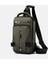 Gri-Su Geçirmez Rahat Göğüs Çanta Erkekler Çok Fonksiyonlu Anti-Hırsızlık USB Şarj Erkekler Crossbody Çanta Naylon Kanvas Seyahat Göğüs Çanta Paketi Erkek (Yurt Dışından) 4