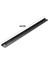 45CM Tarzı 45 cm Alüminyum Alaşımlı Cetvel Öğrenci Lazer Baskı Ölçeği Cetvel Milimetre Ölçeği Okul Sanat Zanaat Için Güvenlik Kesme Işaretleme (Yurt Dışından) 2