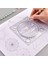 Çok Fonksiyonlu Çizim Şablonu Sanat Tasarım Inşaat Mimarı Stereo Geometri Elips Çizim Ölçeği Cetvel Ölçme Aracı (Yurt Dışından) 3