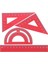 Kırmızı Stil 4 Adet Metal Cetvel Seti Geometri Araç Seti Alüminyum Üçgen Paslanmaz Çelik Cetvel Ölçeği Cetvel Kırtasiye Seti Öğrenciler Için (Yurt Dışından) 1