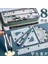 Yeşil Stil 8pcs-Pack Paslanmaz Çelik Pusula Seti Matematik Geometri Araçları Silgi Cetvel ile Öğrenci Marangoz Çizim Çizim Okul Malzemeleri (Yurt Dışından) 4