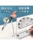 Yeşil Stil 8pcs-Pack Paslanmaz Çelik Pusula Seti Matematik Geometri Araçları Silgi Cetvel ile Öğrenci Marangoz Çizim Çizim Okul Malzemeleri (Yurt Dışından) 5