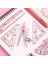 Pembe Tarzı Et Yüksek Li Matematik Çizim Seti Demir Kutu ile Okul Öğrenci Pusula Cetvel Kalemtıraş Silgi Sınav Aracı Kırtasiye (Yurt Dışından) 2
