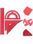 Kırmızı Stil Alüminyum Alaşımlı Geometri Çizim Cetveli: 1 Takım Üçgen Cetvel Matematik Açıölçer Çizim Üçgenleri Düz Cetvel Metal Matematik Cetveli (Yurt Dışından) 1