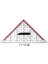 K119 Tarzı Ikizkenar Üçgen 20CM Elle Çizilmiş Üçgen Tahta 30CM Profesyonel Özel Cetvel Iletki Ağaç Işleme Iç Çizim Tasarımı (Yurt Dışından) 1