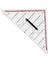 K119 Tarzı Ikizkenar Üçgen 20CM Elle Çizilmiş Üçgen Tahta 30CM Profesyonel Özel Cetvel Iletki Ağaç Işleme Iç Çizim Tasarımı (Yurt Dışından) 3