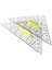 Çizim Araçları Üçgenler 22 cm Üçgen Geometri Çizim Cetvel Seti Çizim Aracı Geometri Okulu Için Şeffaf Iletki ile (Yurt Dışından) 3