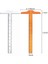 No.2 Tarzı 1 Adet T-Şekilli Çift Taraflı Ölçekli Cetvel Ressamlığı Çizim Aracı Plastool Ofis Malzemeleri Kırtasiye Aksesuarı 30 cm (Inç, Cm) (Yurt Dışından) 3