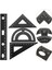 Gümüş Tarzı 1 Takım Metal Gümüş Takım Elbise Alüminyum Gümüş Takım Elbise Çizimi Gümüş Takım Elbise Üçgen Iletki Doğrusal Cetvel Metal Çizim Seti (Yurt Dışından) 4