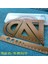 Cof GOLD4PIECESET Stili Cetvel Ilköğretim Okulu Öğrencisi Metal Oyma Isim Seti, Dört Parçalı Set, Düz Cetvel, Yuvarlak Ölçer, Kaybı Önleyici Alüminyum Alaşımlı Hızlı (Yurt Dışından) 1