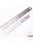 15CM Tarzı You cm Paslanmaz Çelik Metal Düz Cetvel Cetvel Aracı Hassas Çift Taraflı Ölçme Aracı Ofis Kırtasiye (Yurt Dışından) 4