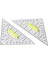 Üçgen Cetvel Crafting Için 22 cm Okul Cetvel Çizim Cetvel Üçgen Geometri Çizim Araçları Matematik Iletki Şeffaf (Yurt Dışından) 4