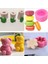 Mum Silikon Kalıbı 4'lü Set (Macaron , Kar Tanesi , 3'lü Kaktüs ,minik Ayıcık) 1