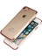 Apple iPhone Se 2022 - Uyumlu Tareks Şeffaf Kapak-Rose Gold 1