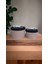 2'li Kapaklı Sepet Takımı Düzenleyici Saklama Kutusu Hasır Sepet Organizer El EMEĞI-25X15CM/22X13CM 2
