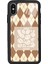 Apple iPhone Xs Max Ekose Smile Tasarımlı Glossy Telefon Kılıfı 1