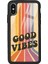 Apple iPhone Xs Max Good Vibes Tasarımlı Glossy Telefon Kılıfı 1