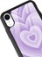 Apple iPhone Xr Lila Kalp Tasarımlı Glossy Telefon Kılıfı 2
