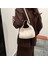 Çantalar 2024 Yeni Stil Moda Ilkbahar ve Yaz Moda Pilili Çanta Kova Küçük Kare Çanta Tek Omuz Crossbody Çanta (Yurt Dışından) 2