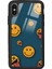 Apple iPhone x - Xs Retro Emoji Tasarımlı Glossy Telefon Kılıfı 1