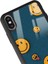 Apple iPhone x - Xs Retro Emoji Tasarımlı Glossy Telefon Kılıfı 3